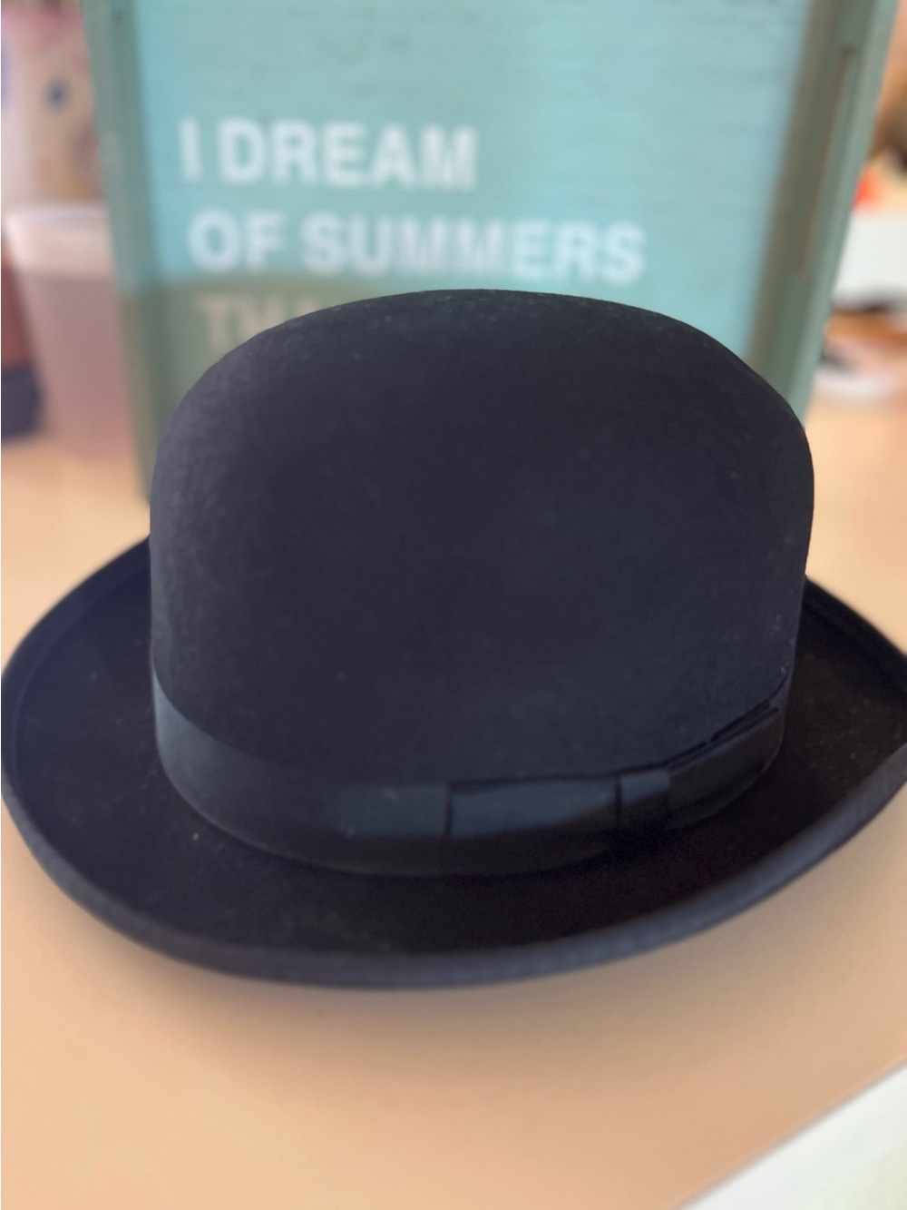 Classic Black Bowler Derby Hat - Men's by Henschel hat Co. 100% wool